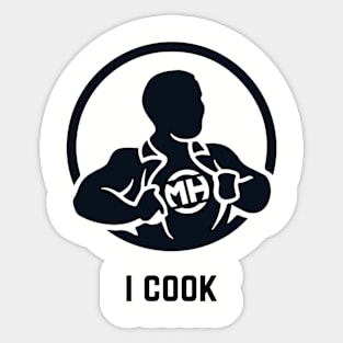 Front: I Cook Back: Husband of the Year Sticker